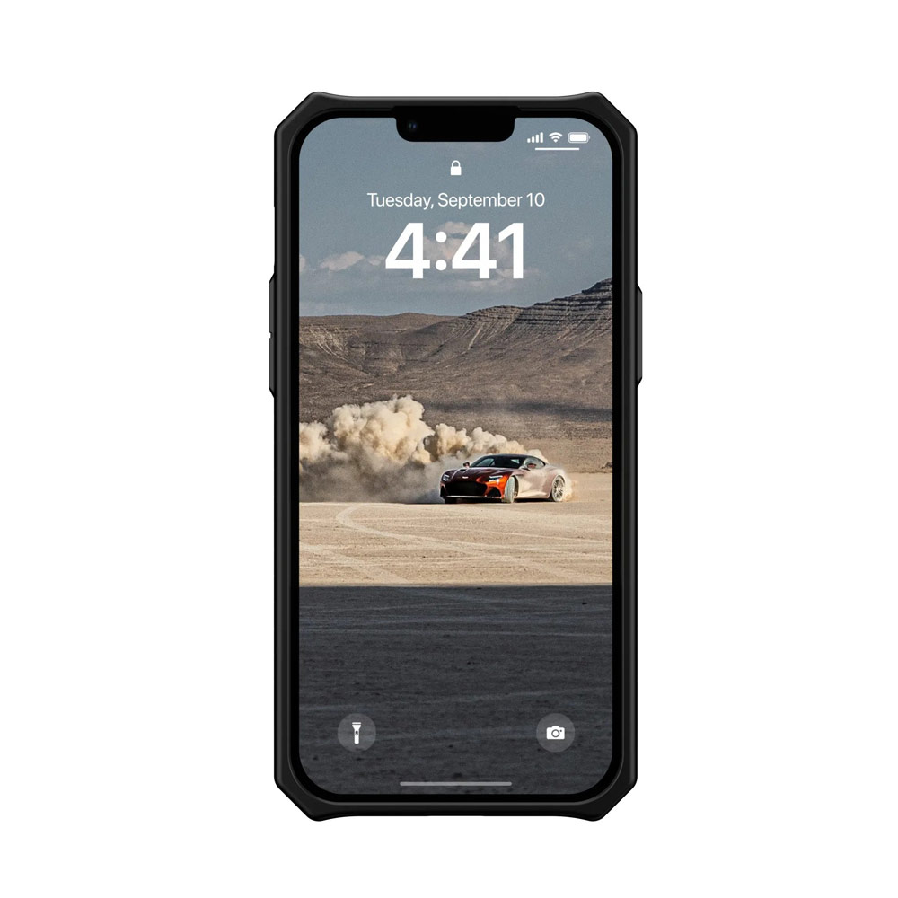 Picture of Apple iPhone 14 Plus 6.7 Case | UAG Monarch Drop Proof Protection Case for iPhone 14 Plus  6.7 (Kevlar Black)