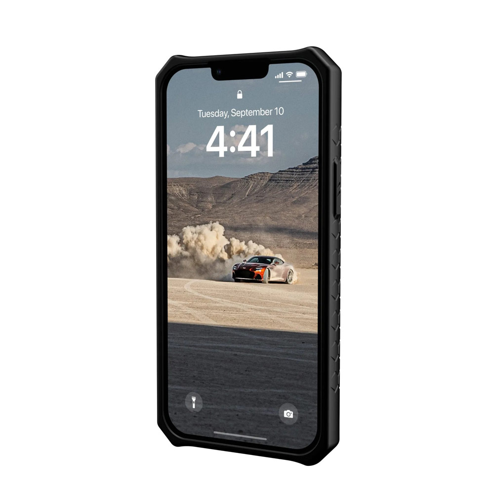 Picture of Apple iPhone 14 Plus 6.7 Case | UAG Monarch Drop Proof Protection Case for iPhone 14 Plus  6.7 (Kevlar Black)