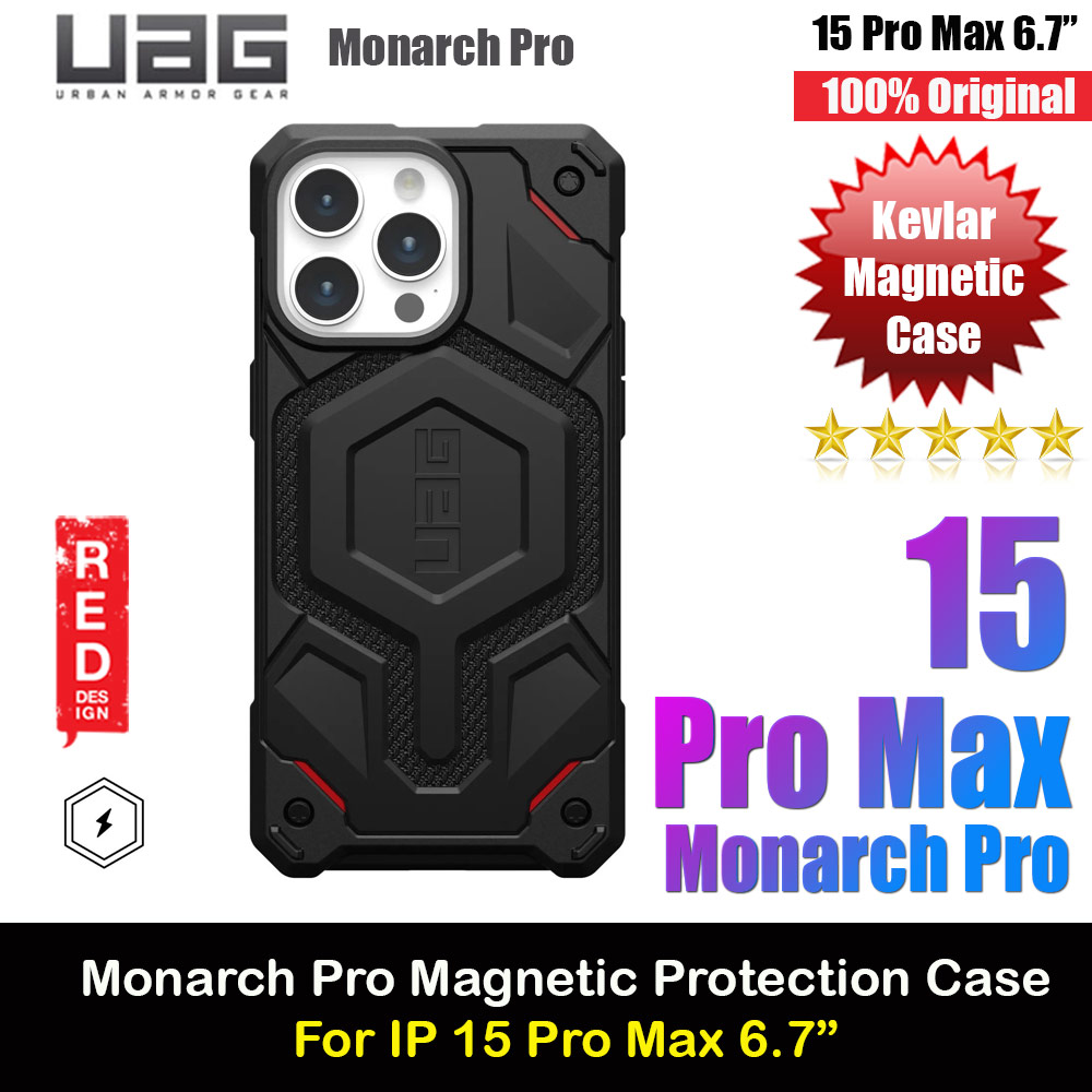 Picture of Nusantara77: UAG Monarch Pro Kevlar Magsafe Compatible Drop Proof Case for iPhone 15 Pro Max 6.7 (Kevlar Black) Apple iPhone 15 Pro Max 6.7- Apple iPhone 15 Pro Max 6.7 Cases, Apple iPhone 15 Pro Max 6.7 Covers, iPad Cases and a wide selection of Apple iPhone 15 Pro Max 6.7 Accessories in Malaysia, Sabah, Sarawak and Singapore 