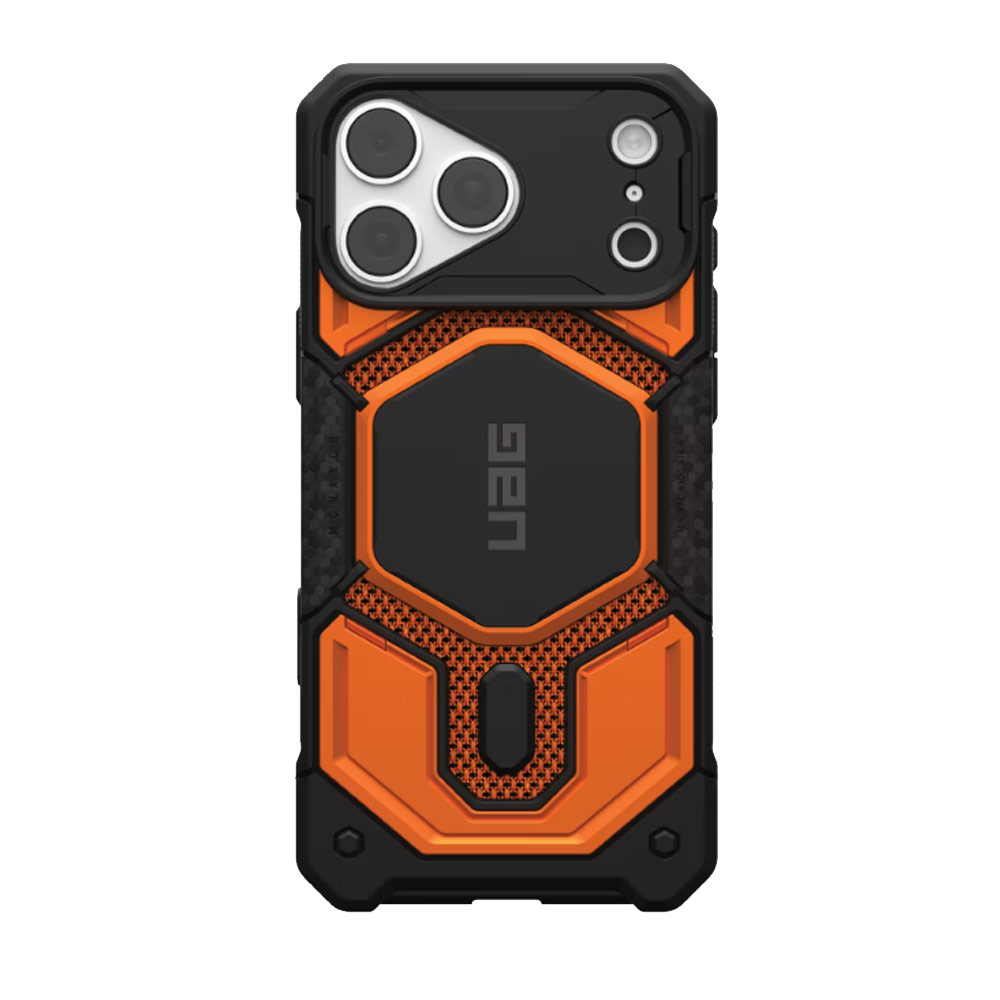 Picture of Apple iPhone 18 Pro Max Case | UAG Monarch Pro CapCtl Magsafe Protection Case for iPhone 18 Pro Max - Kevlar Burnt Orange