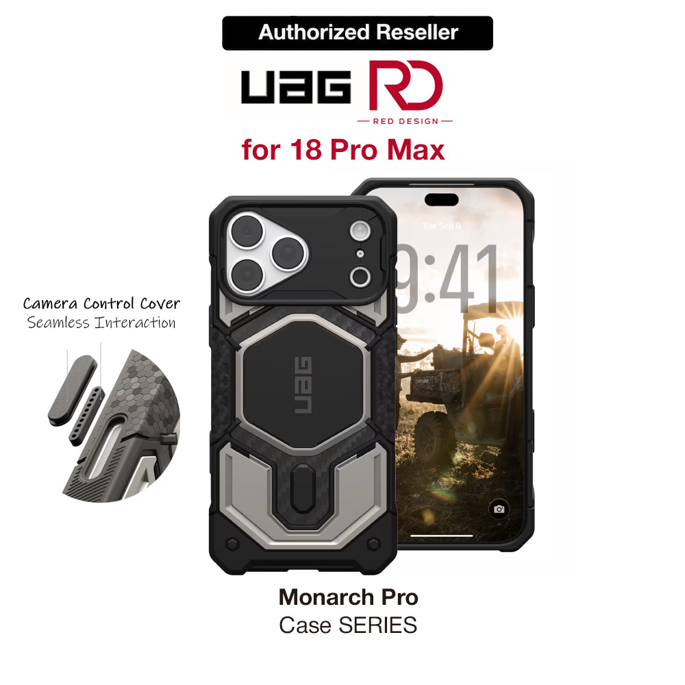 Picture of UAG Monarch Pro CapCtl Magsafe Protection Case for iPhone 18 Pro Max - Titanium Apple iPhone 18 Pro Max- Apple iPhone 18 Pro Max Cases, Apple iPhone 18 Pro Max Covers, iPad Cases and a wide selection of Apple iPhone 18 Pro Max Accessories in Malaysia, Sabah, Sarawak and Singapore 