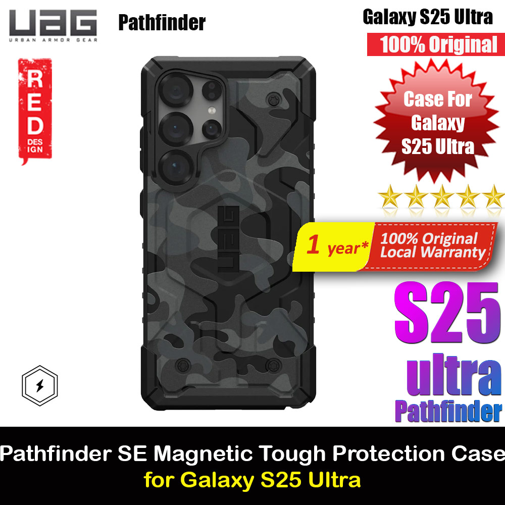 Picture of UAG Pathfinder SE Magsafe Compatible Drop Proof Case for Galaxy S25 Ultra (Midnight Camo) Samsung Galaxy S25 Ultra- Samsung Galaxy S25 Ultra Cases, Samsung Galaxy S25 Ultra Covers, iPad Cases and a wide selection of Samsung Galaxy S25 Ultra Accessories in Malaysia, Sabah, Sarawak and Singapore 