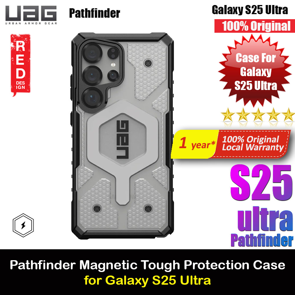 Picture of UAG Pathfinder Magsafe Compatible Drop Proof Case for Galaxy S25 Ultra (Ice Silver) Samsung Galaxy S25 Ultra- Samsung Galaxy S25 Ultra Cases, Samsung Galaxy S25 Ultra Covers, iPad Cases and a wide selection of Samsung Galaxy S25 Ultra Accessories in Malaysia, Sabah, Sarawak and Singapore 