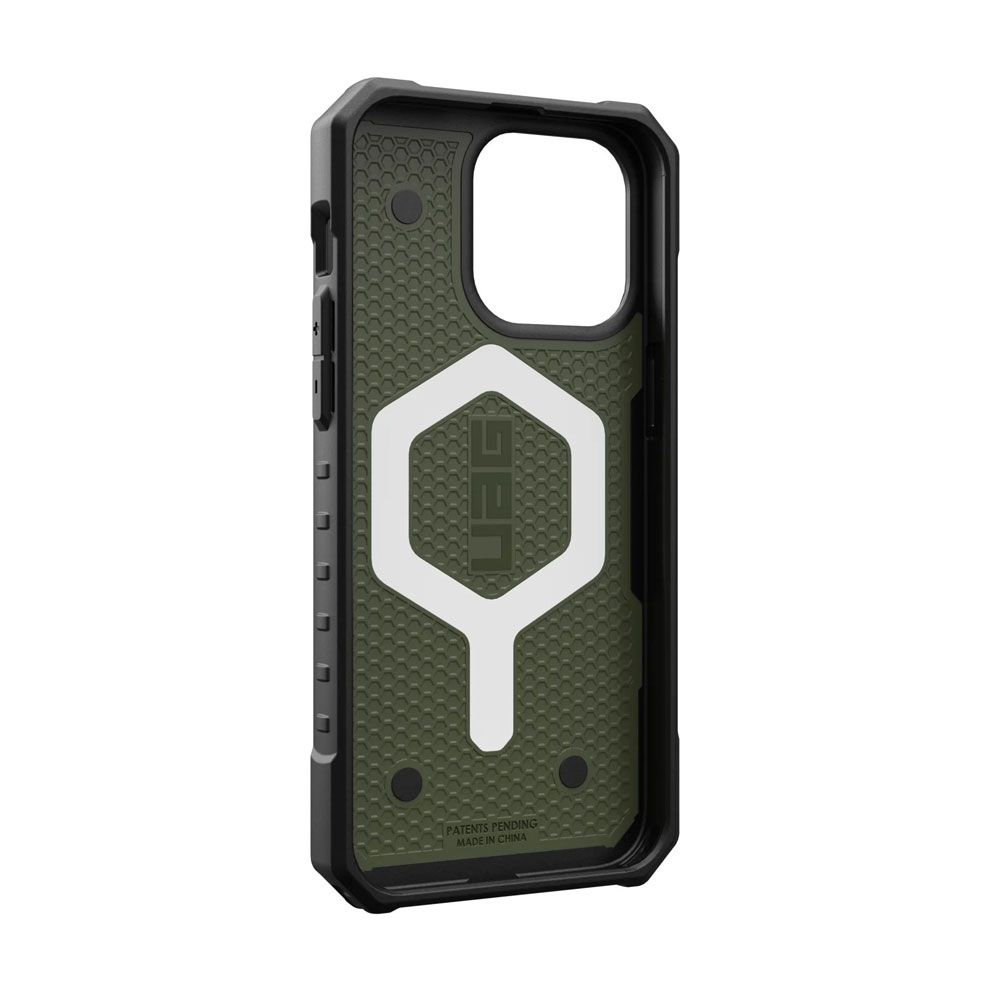 Picture of Apple iPhone 15 Pro Max 6.7 Case | UAG Pathfinder Magsafe Compatible Drop Proof Case for iPhone 15 Pro Max 6.7 (Olive Drab)