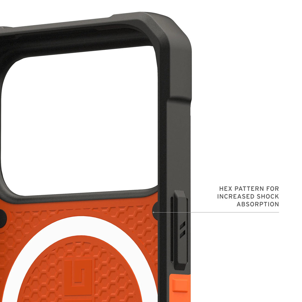 Picture of Apple iPhone 17 Pro 6.3 Case | UAG Pathfinder Magsafe Compatible Drop Proof Case for iPhone 17 Pro 6.3 (Orange)