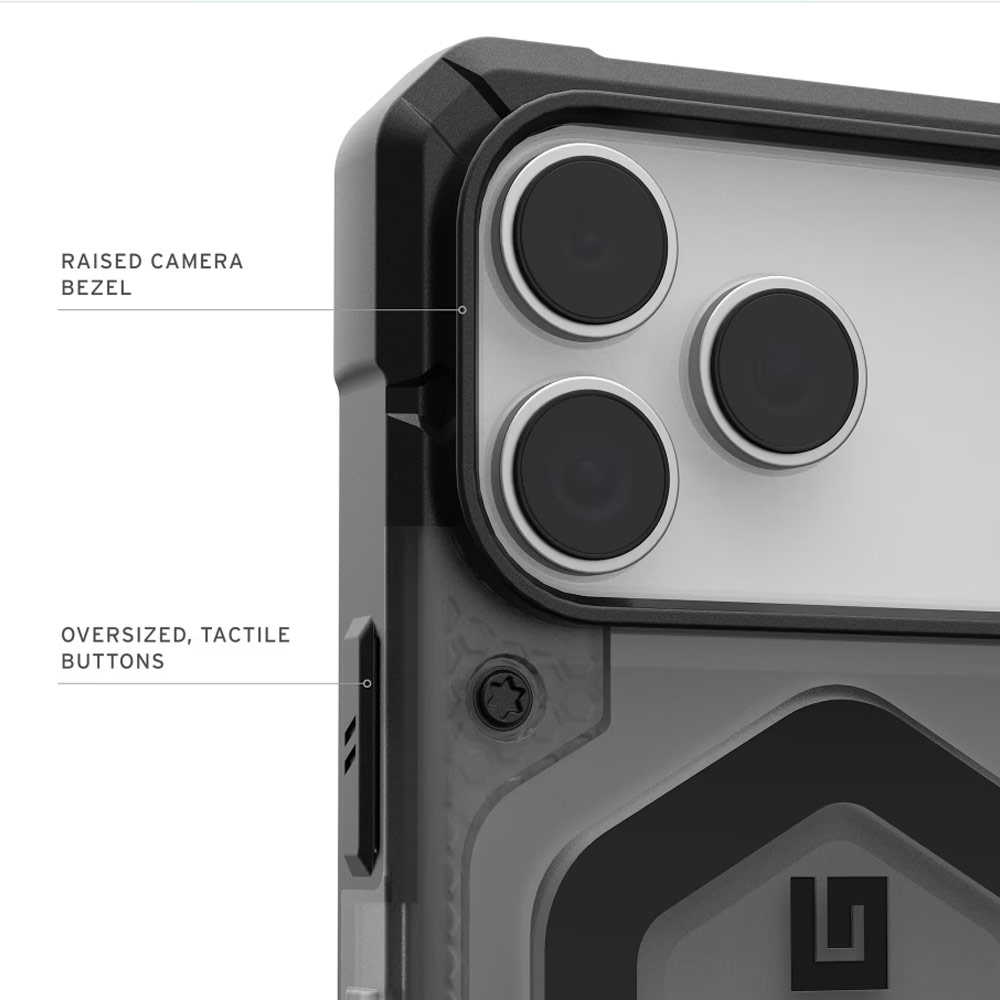 Picture of Apple iPhone 18 Pro Max Case | UAG Pathfinder Magsafe Compatible Drop Proof Clear Case for iPhone 18 Pro Max iPhone 17 Pro Max 6.9 - Ash Black