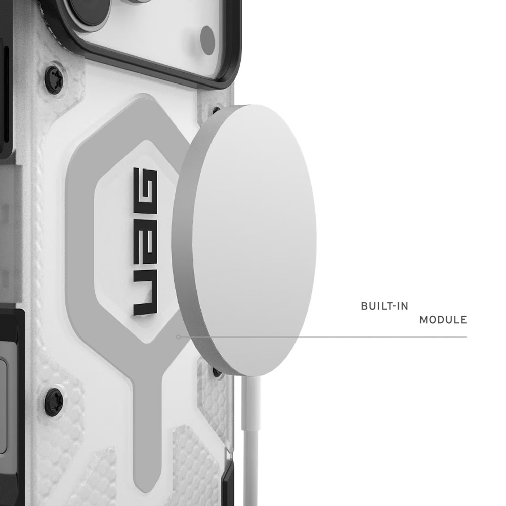 Picture of Apple iPhone 18 Pro Max Case | UAG Pathfinder Magsafe Compatible Drop Proof Clear Case for iPhone 18 Pro Max iPhone 17 Pro Max 6.9 - Ice Silver