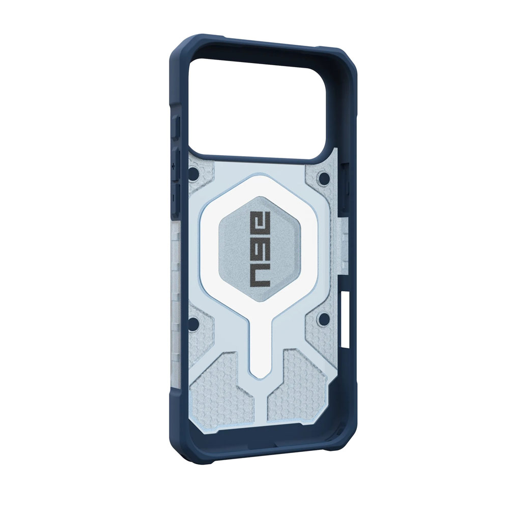 Picture of Apple iPhone 17 Pro Max 6.9 Case | UAG Pathfinder Magsafe Compatible Drop Proof Clear Case with Lanyard for iPhone 17 Pro Max 6.9 (Blue)