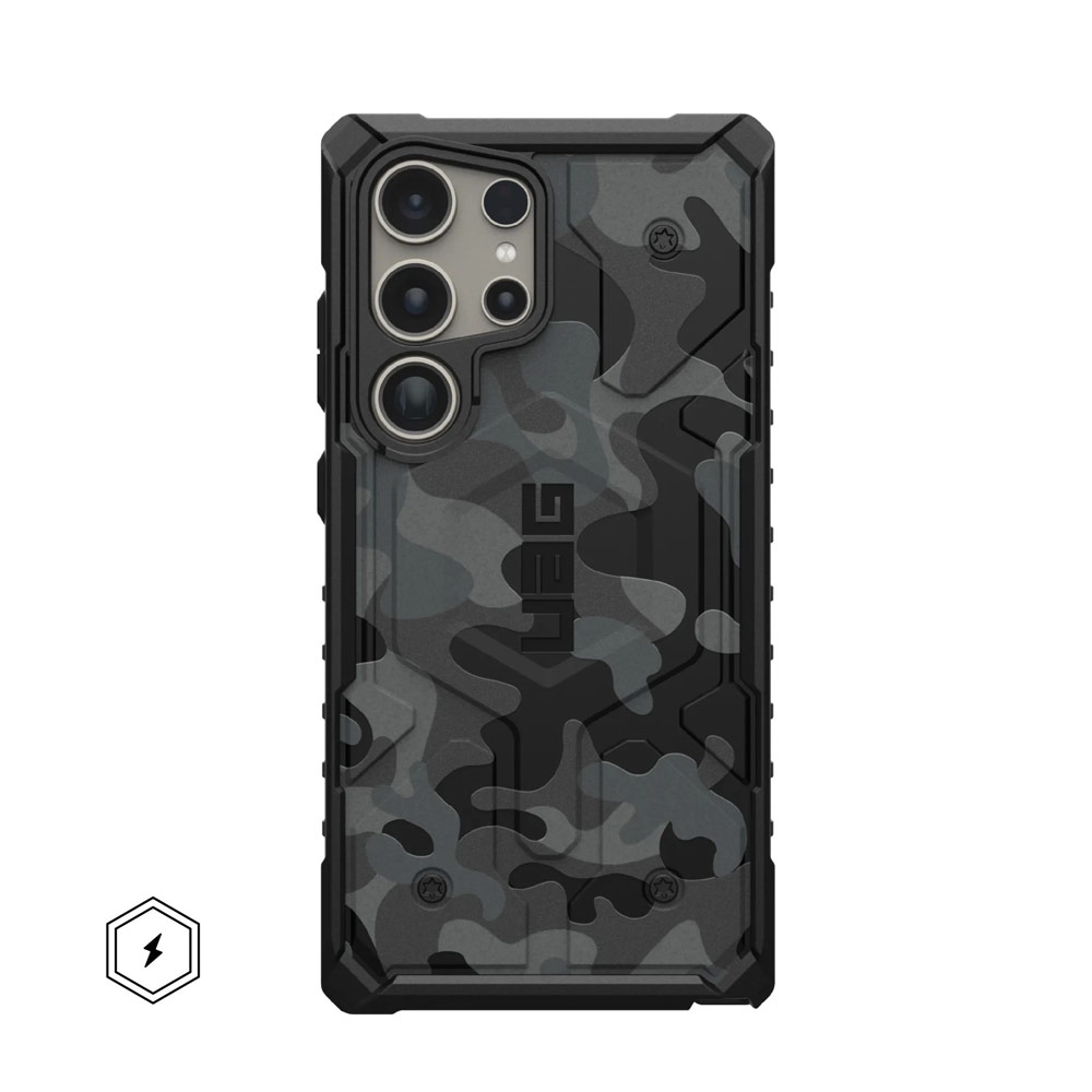 Picture of Samsung Galaxy S24 Ultra Case | UAG Pathfinder SE Pro Galaxy S24 Ultra Magnetic Drop Protection Case Cover Casing (Midnight Camo)