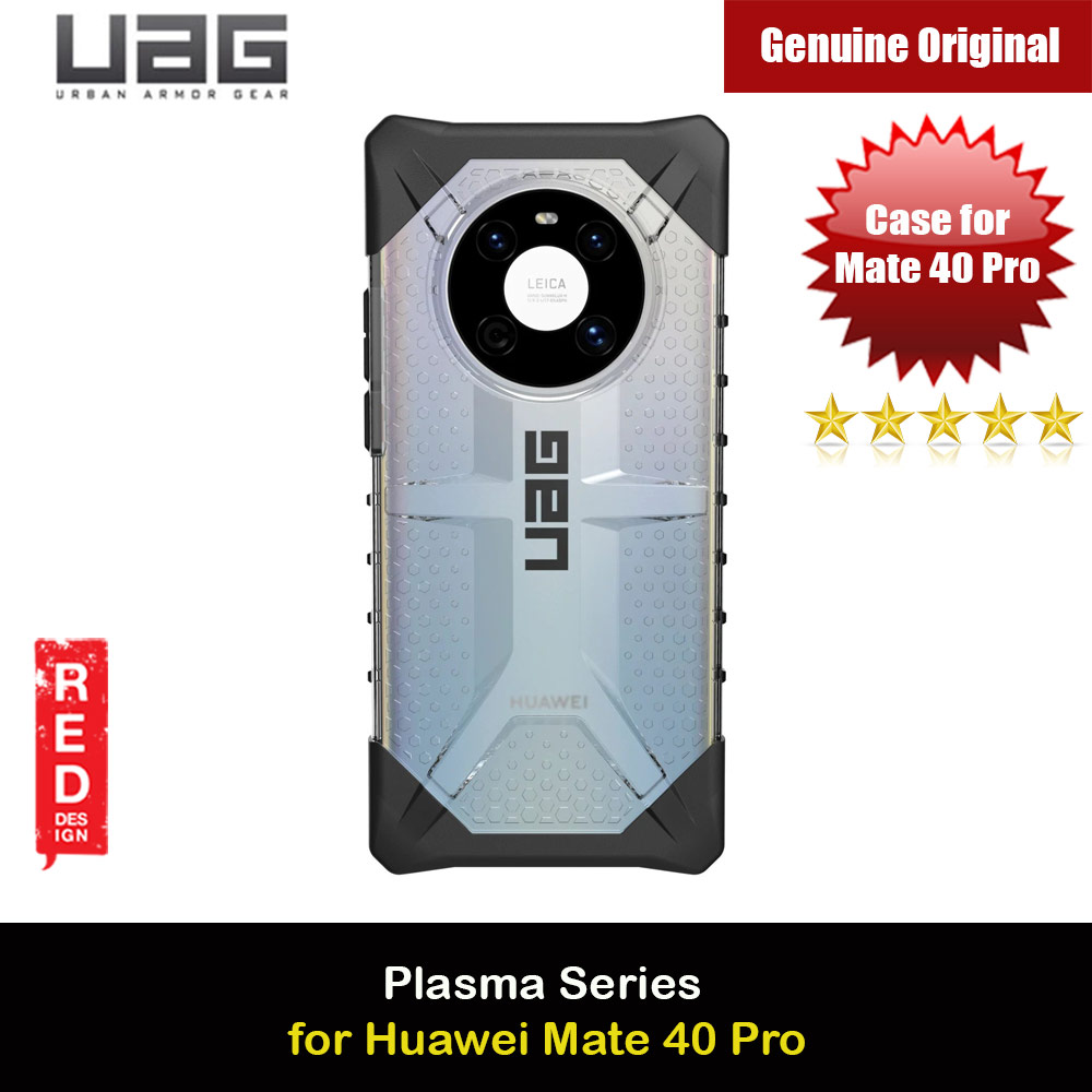 Picture of Huawei Mate 40 Pro Case | UAG Plasma Series Drop Protection Case Camera Lens Protection Case for Huawei Mate 40 Pro (Ice)