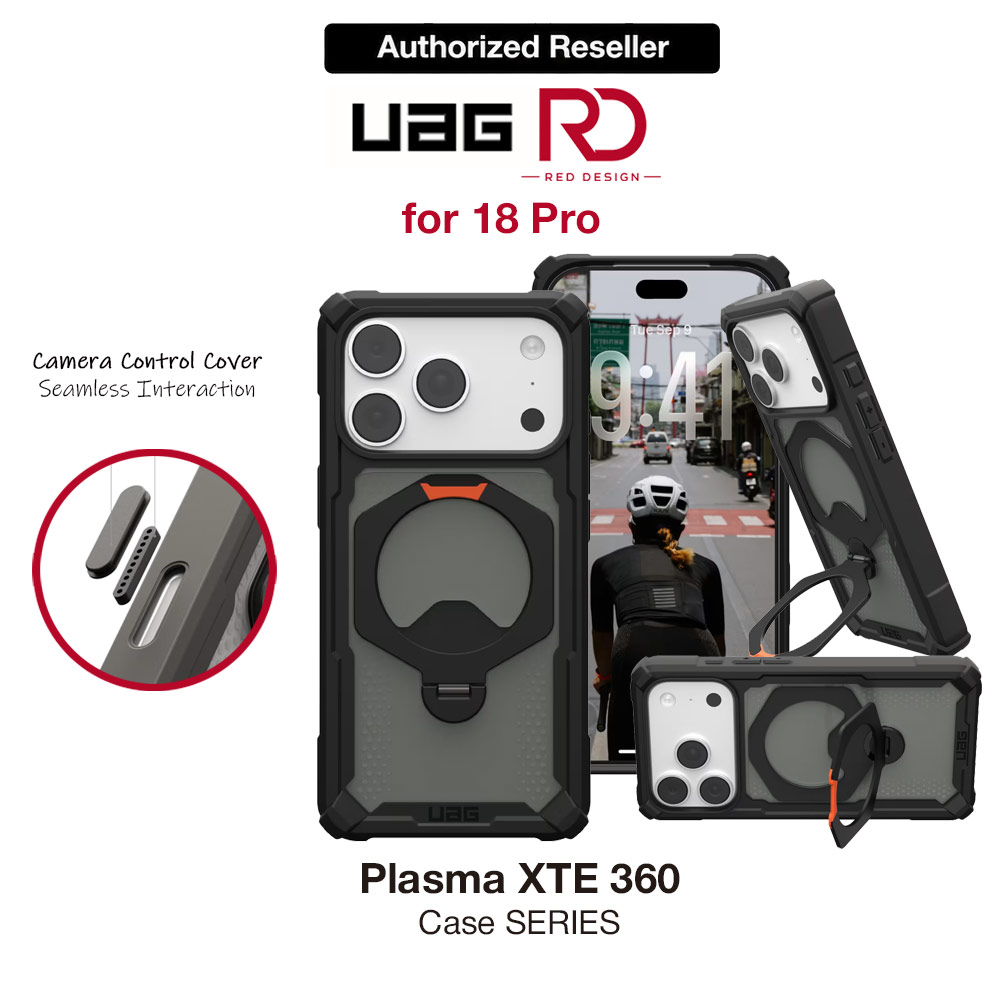Picture of UAG Plasma XTE360 Cap Magsafe Protection Case for iPhone 18 Pro - Black Orange Apple iPhone 18 Pro- Apple iPhone 18 Pro Cases, Apple iPhone 18 Pro Covers, iPad Cases and a wide selection of Apple iPhone 18 Pro Accessories in Malaysia, Sabah, Sarawak and Singapore 