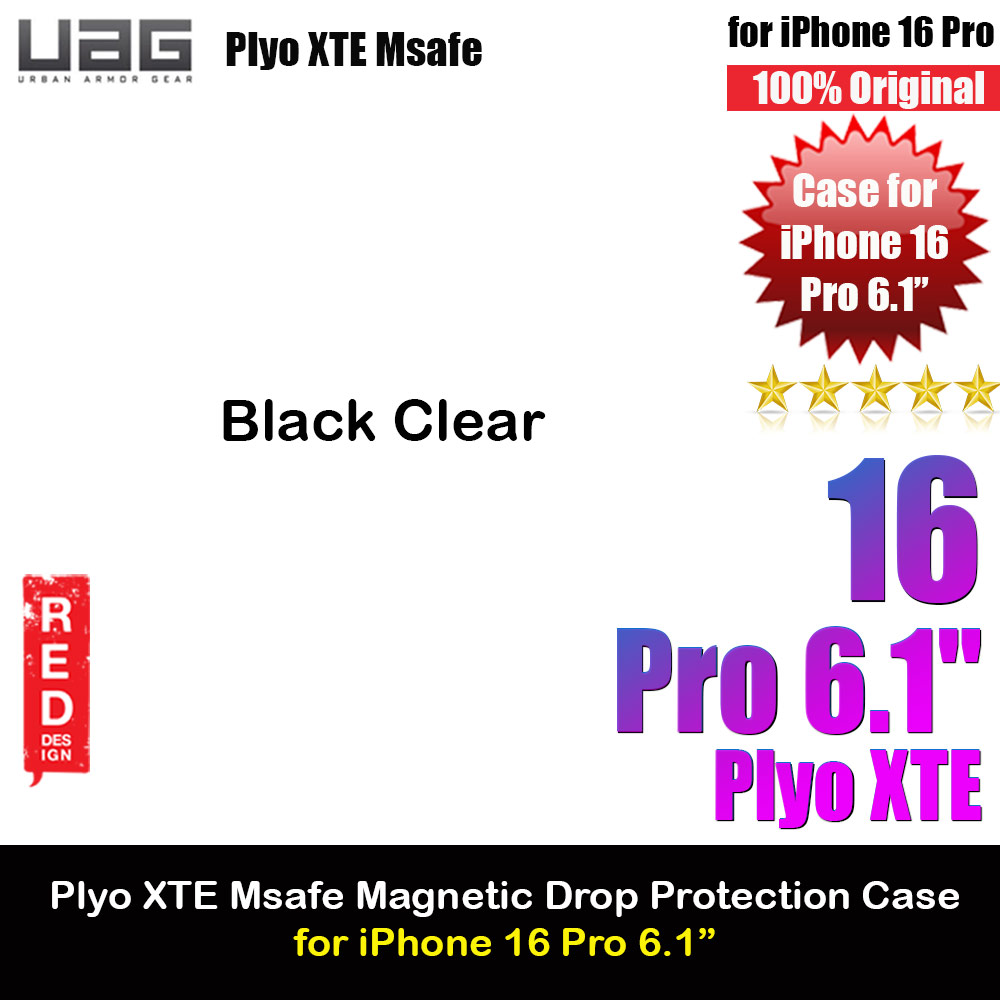 Picture of UAG Plyo XTE Magsafe Compatible Drop Proof Kickstand Case for iPhone 16 Pro 6.3 (Black Clear) Apple iPhone 16 Pro 6.3- Apple iPhone 16 Pro 6.3 Cases, Apple iPhone 16 Pro 6.3 Covers, iPad Cases and a wide selection of Apple iPhone 16 Pro 6.3 Accessories in Malaysia, Sabah, Sarawak and Singapore 