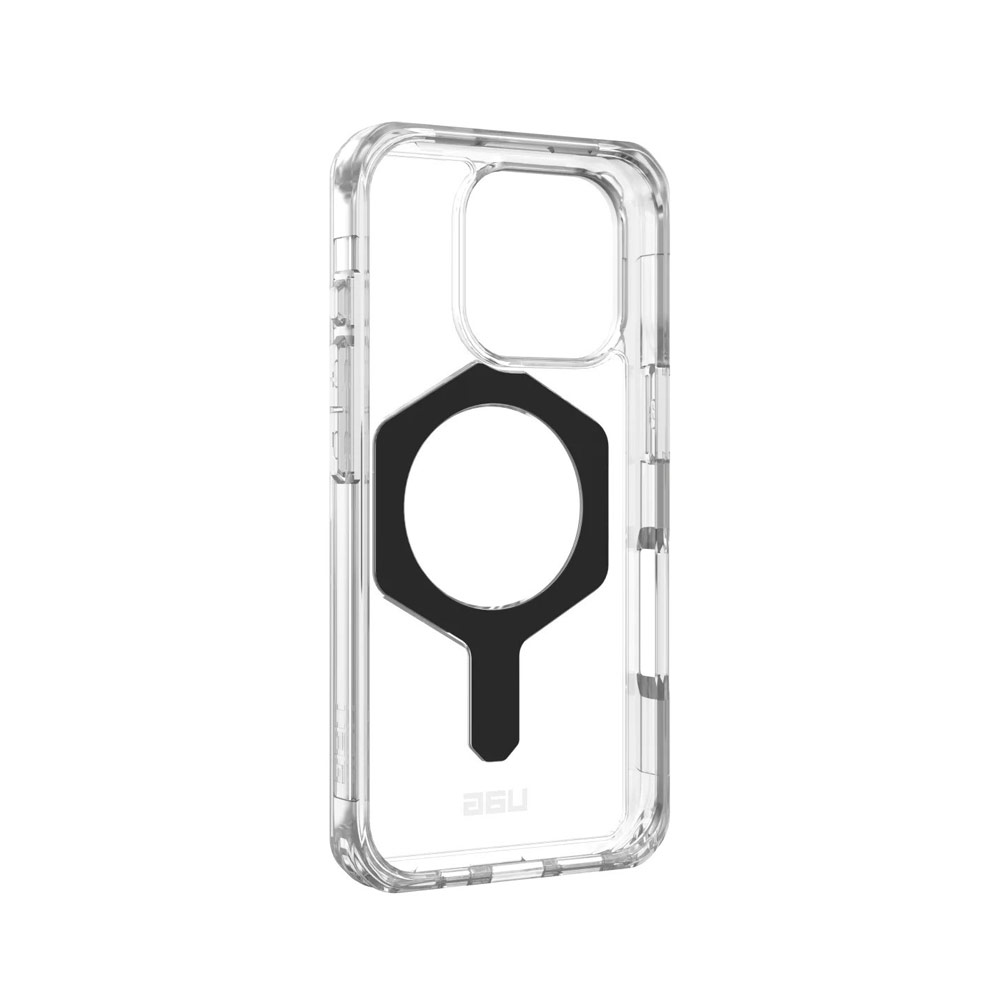 Picture of Apple iPhone 16 Pro 6.3 Case | UAG Plyo XTE Magsafe Compatible Drop Proof Kickstand Case for iPhone 16 Pro 6.3 (Clear Titanium)