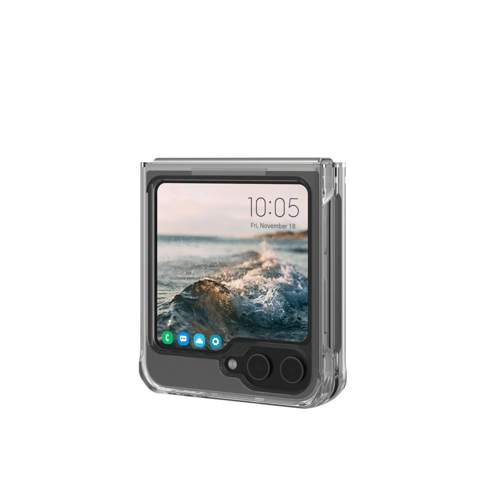 Picture of Samsung Galaxy Z Flip 6 Case | UAG Plyo Series Drop Protection Case for Samsung Galaxy Z Flip 6 (Ice)