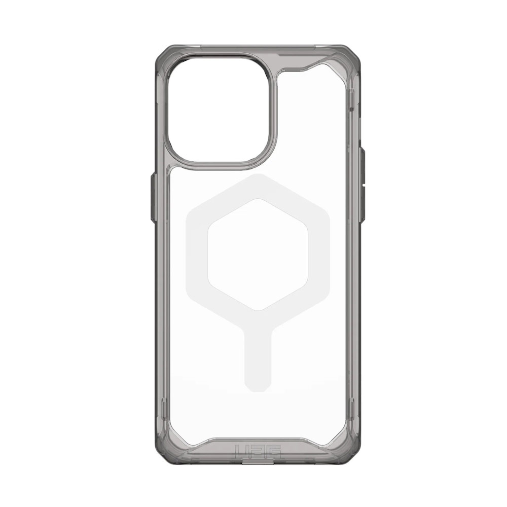 Picture of Apple iPhone 15 Pro Max 6.7 Case | UAG Plyo Magsafe Compatible Drop Proof Shock Impact Resistant Transparent Clear Case for iPhone 15 Pro Max 6.7 (Ash White)