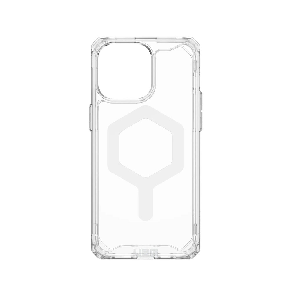 Picture of Apple iPhone 15 Pro Max 6.7 Case | UAG Plyo Magsafe Compatible Drop Proof Shock Impact Resistant Transparent Clear Case for iPhone 15 Pro Max 6.7 (Ice White)
