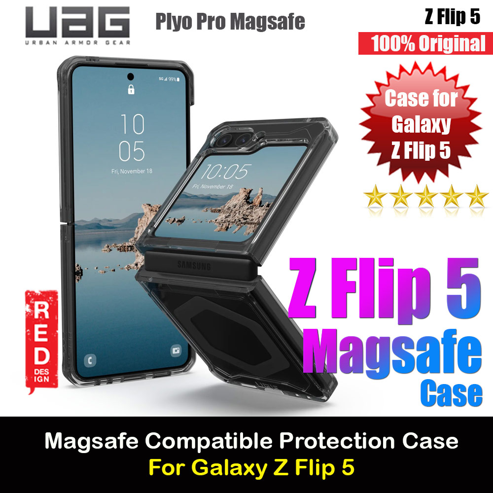 Picture of UAG Plyo Pro Series Drop Protection Case Magsafe Wireless Charging Compatible for Samsung Galaxy Z Flip 5 (Ash Space Grey) Samsung Galaxy Z Flip 5- Samsung Galaxy Z Flip 5 Cases, Samsung Galaxy Z Flip 5 Covers, iPad Cases and a wide selection of Samsung Galaxy Z Flip 5 Accessories in Malaysia, Sabah, Sarawak and Singapore 