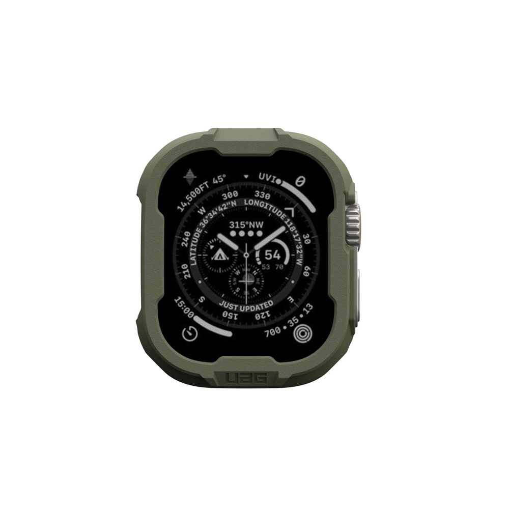 Picture of Apple Watch 49mm	Ultra Case | UAG Lightweight Drop Protection Case for Apple Watch 49mm Ultra Ultra 2 (Foliage Green)