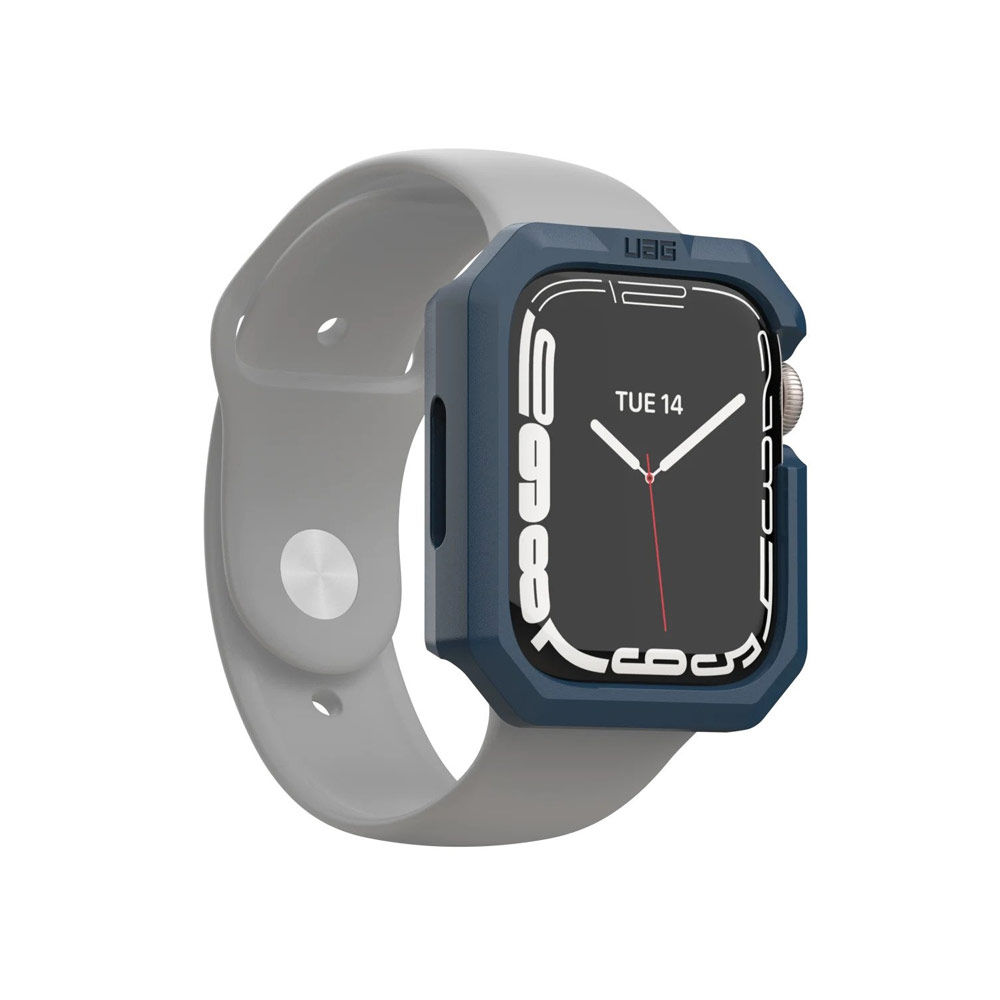 Picture of Apple Watch 45mm  | UAG Scout Series Featherlight PC Protection and Raised Screen Surround designed for Apple Watch 45mm Series 7 (Mallard)