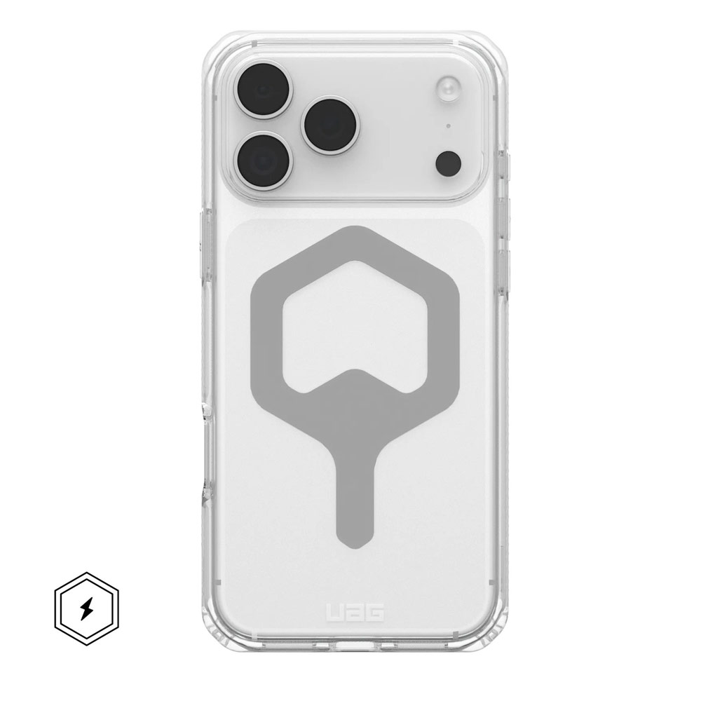 Picture of Apple iPhone 17 Pro Max 6.9 Case | UAG Plyo Magsafe Compatible Drop Proof Clear Case for iPhone 17 Pro Max 6.9 (Ice Silver)