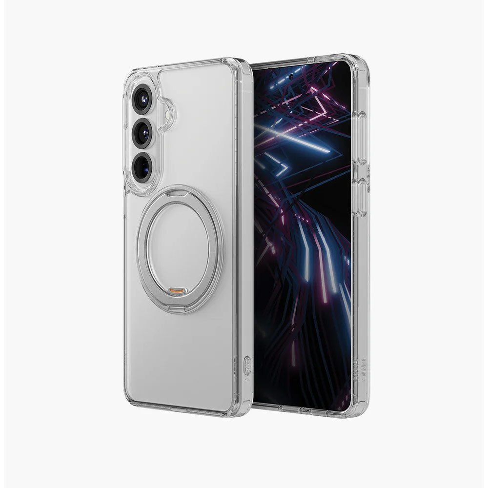 Picture of Samsung Galaxy S26 Plus Case | Uniq Swivix 360 Rotating Kickstand Case for Samsung Galaxy S26 Plus (Lucent Clear)