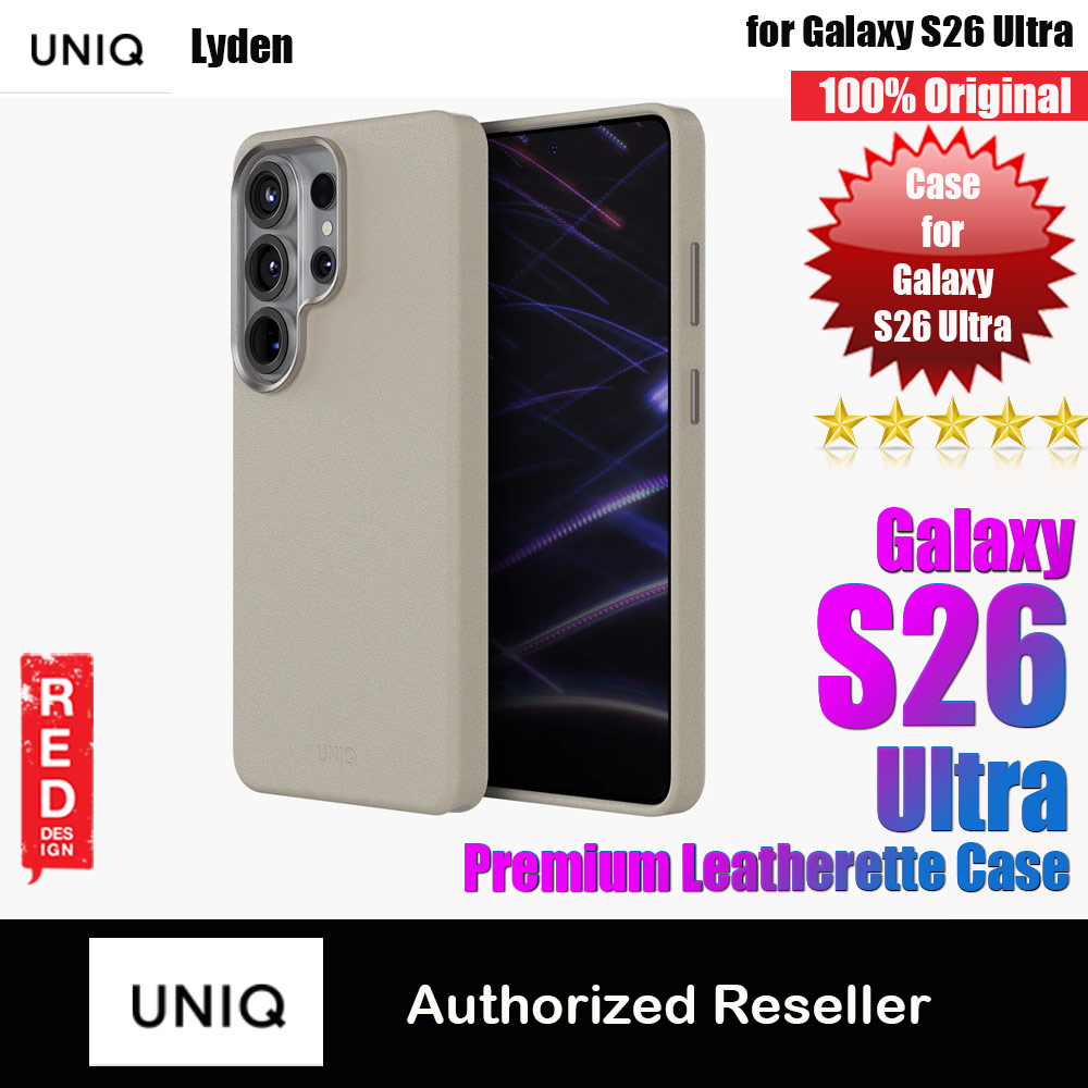 Picture of Uniq Lyden Vegan Leather MagClick Charging Case for Samsung Galaxy S26 Ultra (Clay) Samsung Galaxy S26 Ultra- Samsung Galaxy S26 Ultra Cases, Samsung Galaxy S26 Ultra Covers, iPad Cases and a wide selection of Samsung Galaxy S26 Ultra Accessories in Malaysia, Sabah, Sarawak and Singapore 