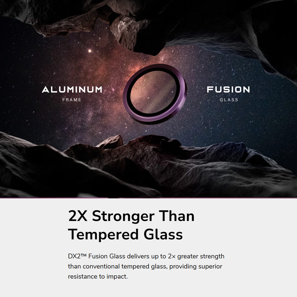 Picture of Apple iPhone 18 Pro Max  | Uniq Optix AluGuard Camera Aluminum Frame Anti Reflection HD Clarity Camera Lens Protector for iPhone 18 Pro iPhone 18 Pro Max - Sterling Silver