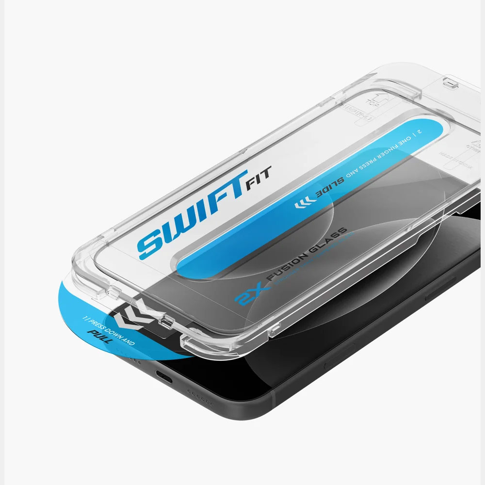 Picture of Apple iPhone 18 Pro Max Screen Protector | Uniq Optix SwiftFit Vivid Tempered Glass Screen Protector for iPhone 18 Pro Max - Vivid Clear