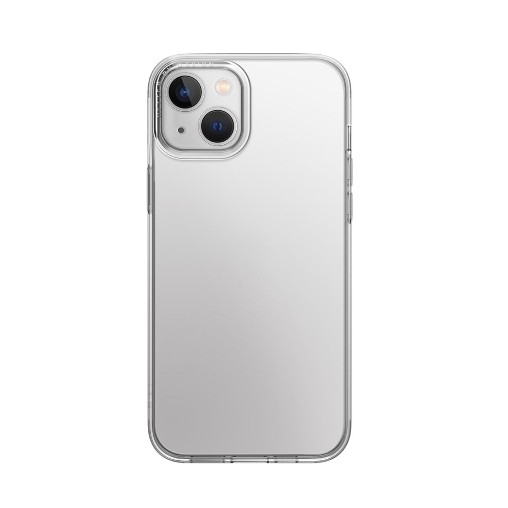 Picture of Apple iPhone 14 Plus 6.7 Case | Uniq Air Fender Slim Ultra Light Flex Soft Drop Protection Case for iPhone 14 Plus 6.7 (Nule Transparent Clear)