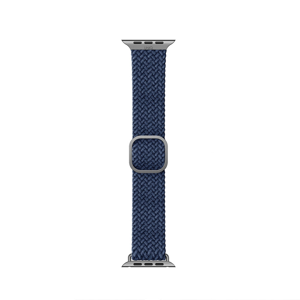 Picture of Apple Watch 42mm  | Uniq Aspen Woven Soft Breathable Comfort Strap for Apple Watch 42mm 44mm Series 1 2 3 4 5 6 SE Nike (Blue)