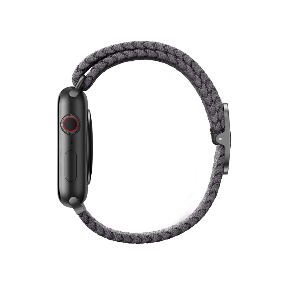 Picture of Apple Watch 42mm  | Uniq Aspen Woven Soft Breathable Comfort Strap for Apple Watch 42mm 44mm Series 1 2 3 4 5 6 SE Nike (Grey)