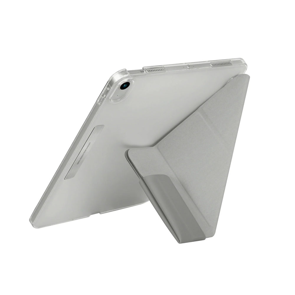 Picture of Apple iPad 10th Gen 10.9\" 2022 Case | Uniq Camden Flip Cover Stand Case for Apple iPad 10.9 10th Gen 2022  (Grey)