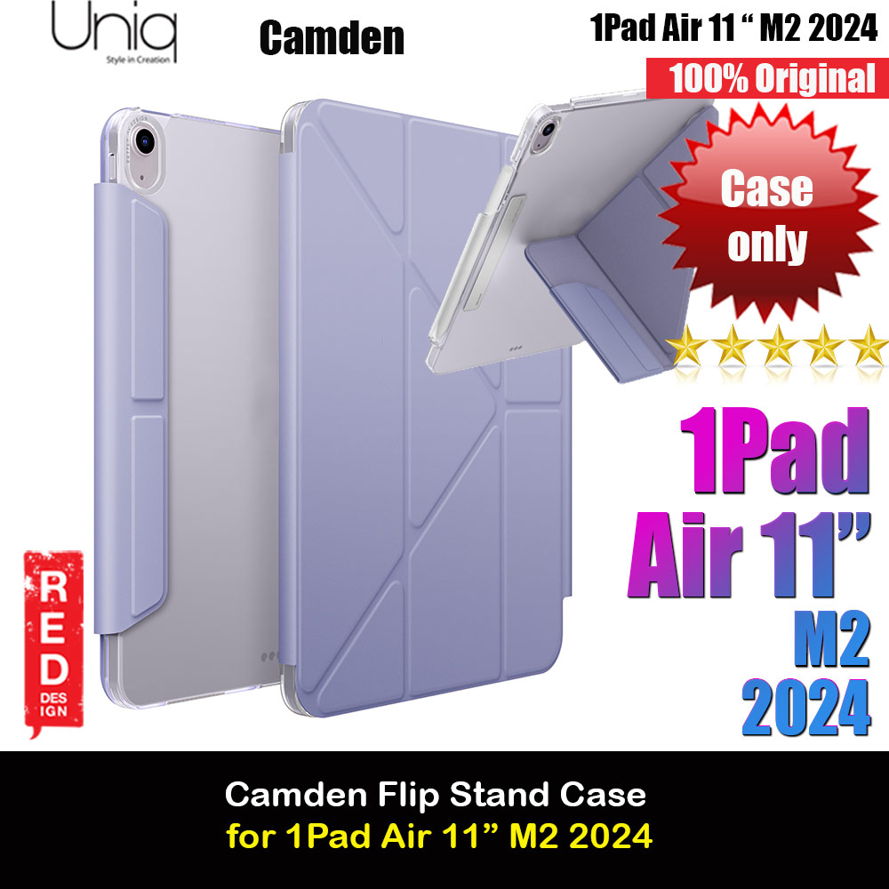 Picture of Uniq Camden Click Flip Cover Stand Case for iPad Air 11 M2 2024  (Purple) Apple iPad Air 11 M2 2024- Apple iPad Air 11 M2 2024 Cases, Apple iPad Air 11 M2 2024 Covers, iPad Cases and a wide selection of Apple iPad Air 11 M2 2024 Accessories in Malaysia, Sabah, Sarawak and Singapore 