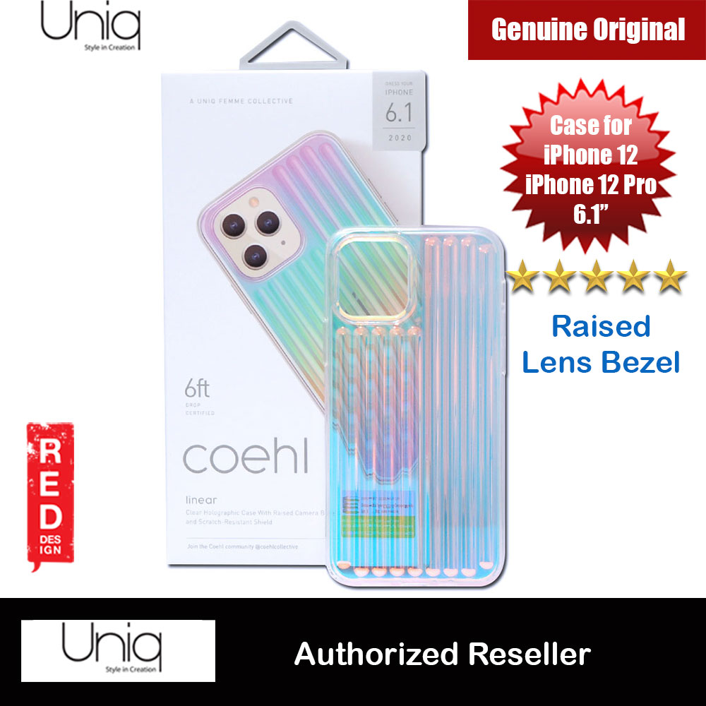 Picture of Uniq Coehl Holography Soft Drop Protection Case for iPhone 12 iPhone 12 Pro 6.1 (Linear Iridescent) Apple iPhone 12 6.1- Apple iPhone 12 6.1 Cases, Apple iPhone 12 6.1 Covers, iPad Cases and a wide selection of Apple iPhone 12 6.1 Accessories in Malaysia, Sabah, Sarawak and Singapore 
