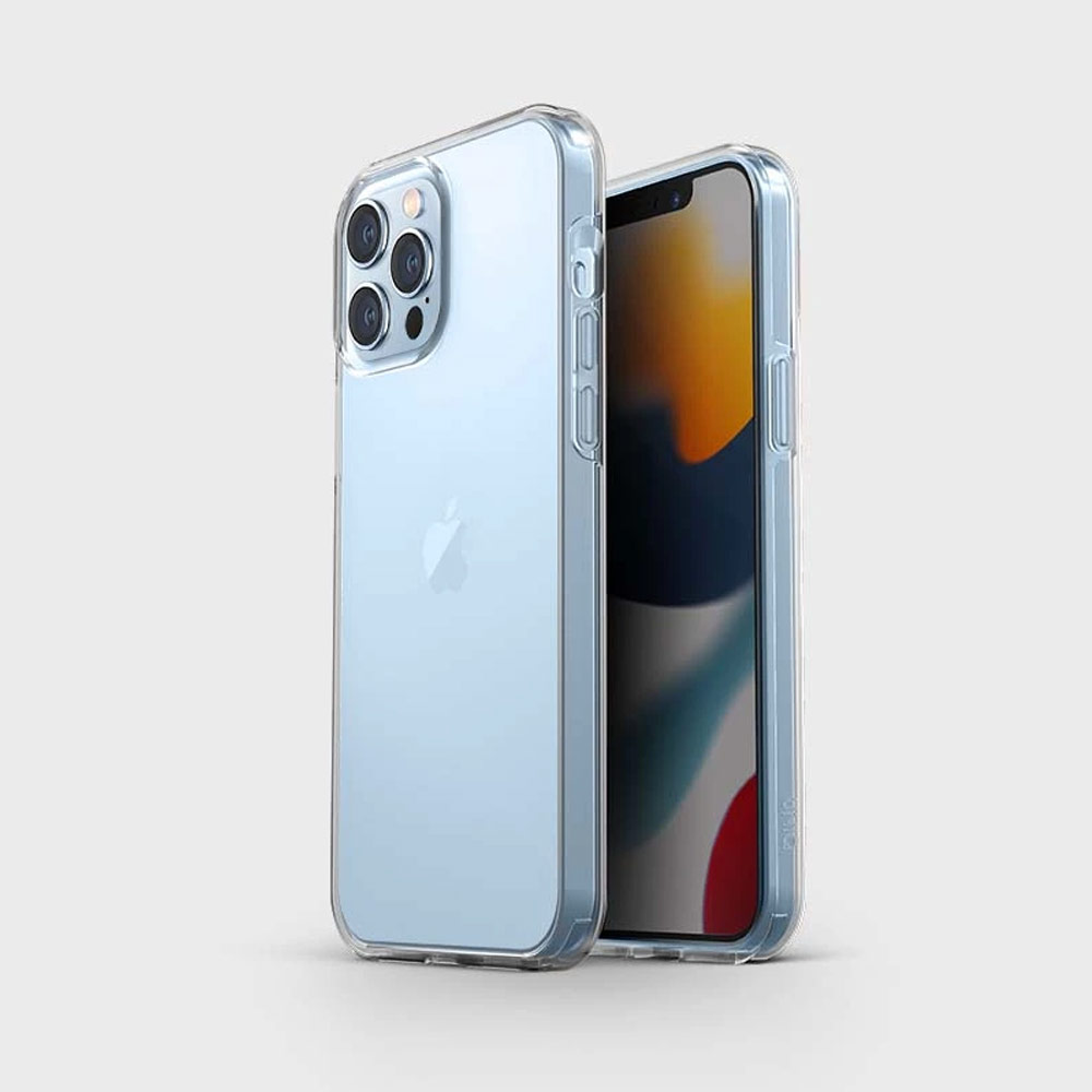 Picture of Apple iPhone 13 Pro 6.1 Case | Uniq Clarion Dual Defense Ultra Tough Drop Protection Case for iPhone 13 Pro 6.1 (Clear)