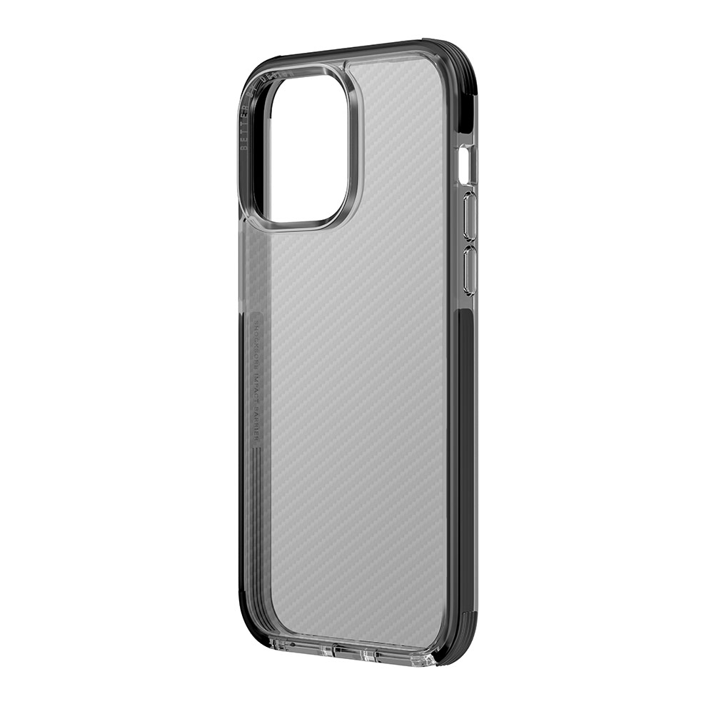 Picture of Apple iPhone 14 Pro 6.1 Case | Uniq Combat Hybrid Ultra Tough Drop Protection Case for iPhone 14 Pro 6.1 (Aramid Smoke)