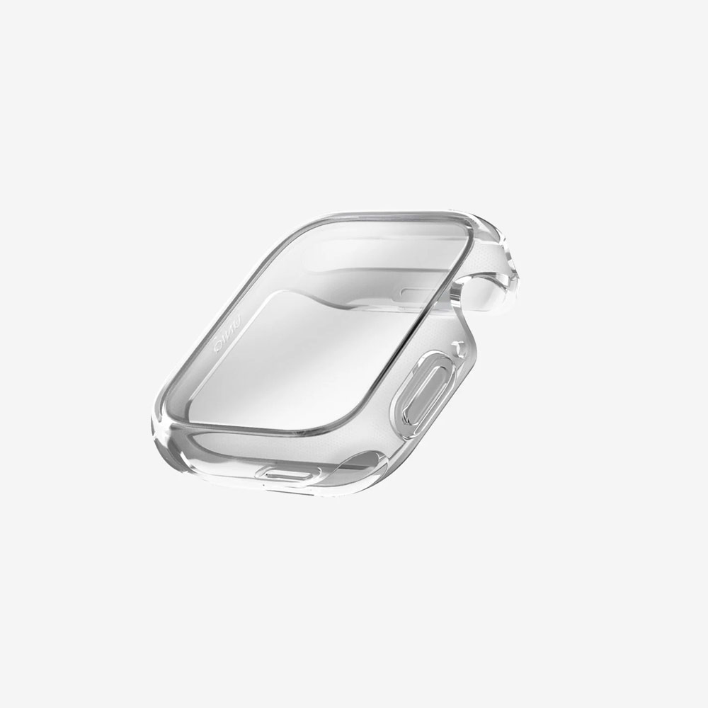 Picture of Apple Watch 10 46mm Case | Uniq Garde Series Case with High Sensitivity Touch Screen Protection for Apple Watch Series 10 46mm (Clear)