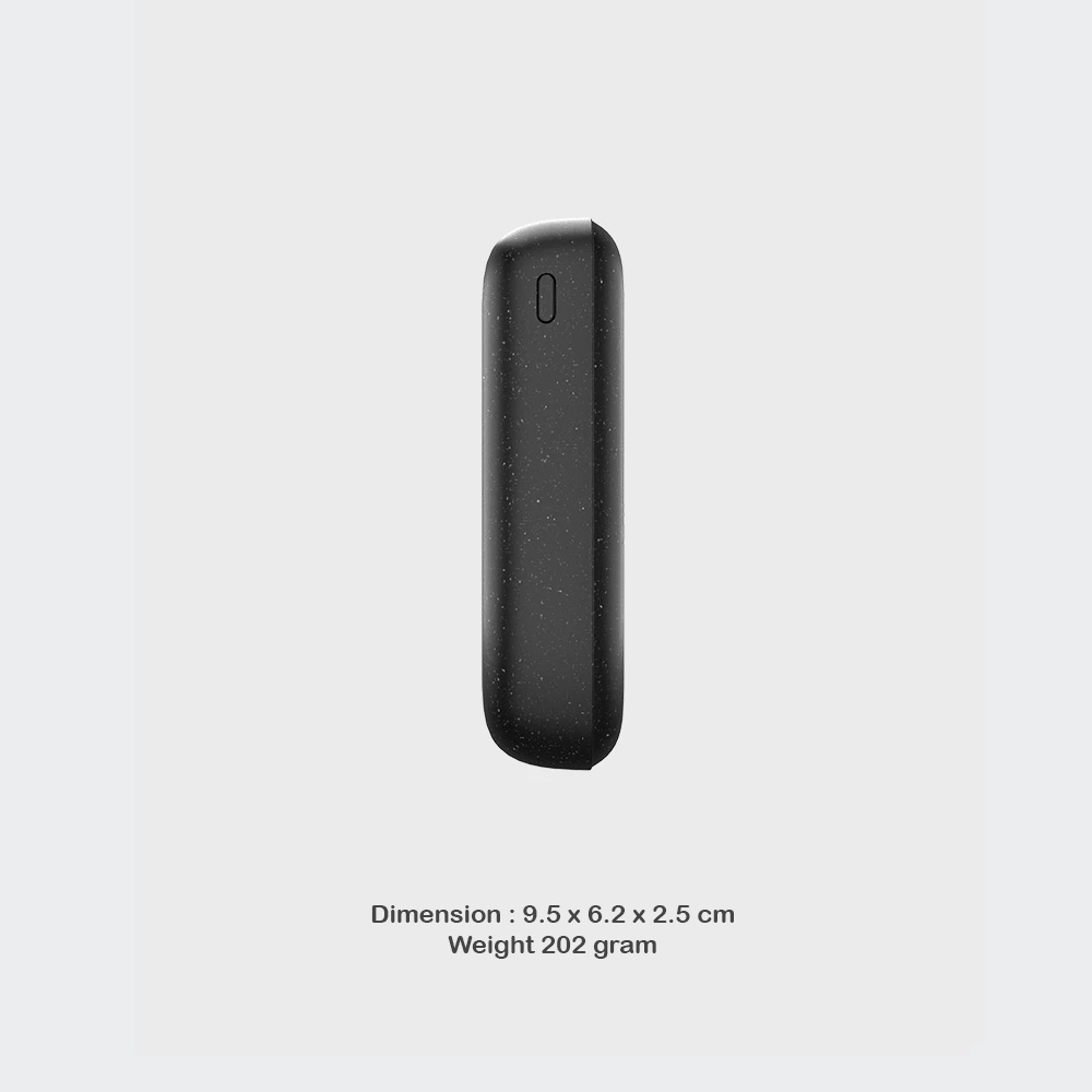 Picture of Uniq Hyde Air 18W Power Delivery Fast Charge Wireless Power Bank with Type C Fast Charge Input Output for iPhone iPad Airpods Airpods Pro (Black)