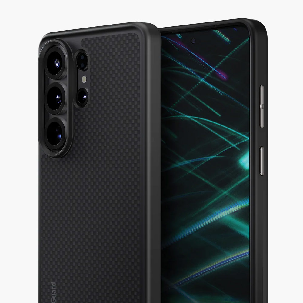 Picture of Samsung Galaxy S26 Ultra Case | Uniq Hybrid Keva with MagClick Charging Aramid Fiber Tough Case for Samsung Galaxy S26 Ultra (Carbon Black)