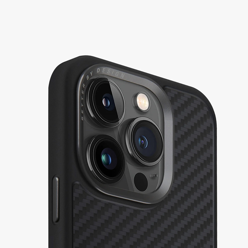 Picture of Apple iPhone 15 Pro 6.1 Case | Uniq Keva Magclick Magnetic Magnetic Tough Drop Protection Case for iPhone 15 Pro 6.1 (Black)