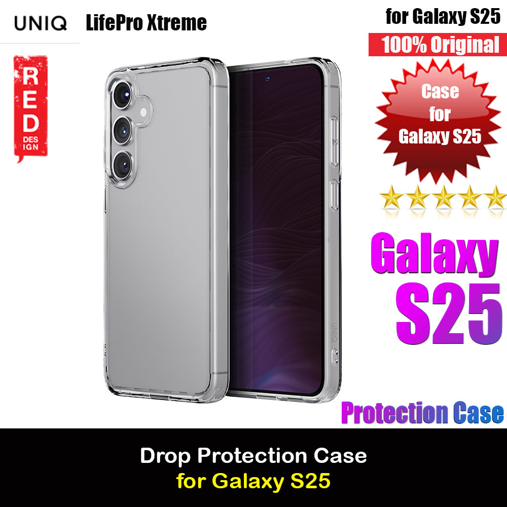 Picture of Uniq Lifepro Xtreme Series Drop Protection Crystal Clear Case for Samsung Galaxy S25 (Clear) Samsung Galaxy S25- Samsung Galaxy S25 Cases, Samsung Galaxy S25 Covers, iPad Cases and a wide selection of Samsung Galaxy S25 Accessories in Malaysia, Sabah, Sarawak and Singapore 