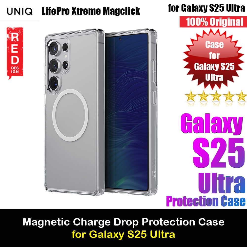 Picture of Uniq Lifepro Xtreme Series Magclick Drop Protection Crystal Clear Case for Samsung Galaxy S25 Ultra (Clear) Samsung Galaxy S25 Ultra- Samsung Galaxy S25 Ultra Cases, Samsung Galaxy S25 Ultra Covers, iPad Cases and a wide selection of Samsung Galaxy S25 Ultra Accessories in Malaysia, Sabah, Sarawak and Singapore 