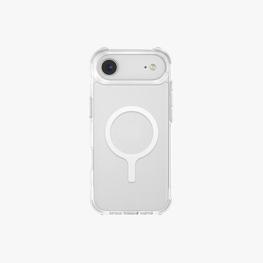 Picture of Apple iPhone 17 6.3 Case | Uniq LifePro Xtreme Hybrid Magclick Slim Thin Anti Finger Print Transparent Drop Protection Case for iPhone Air 6.3 (Frosted Clear)