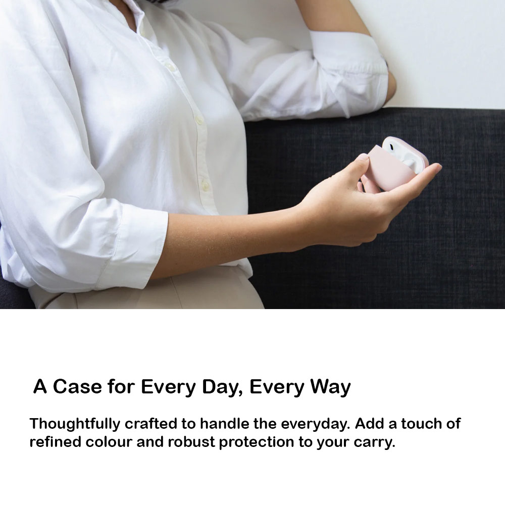 Picture of Apple Airpods Pro 3 Case | Uniq Lino Hybrid Silicone Case for Airpods Pro 3 3rd Gen 2025 (Grey)