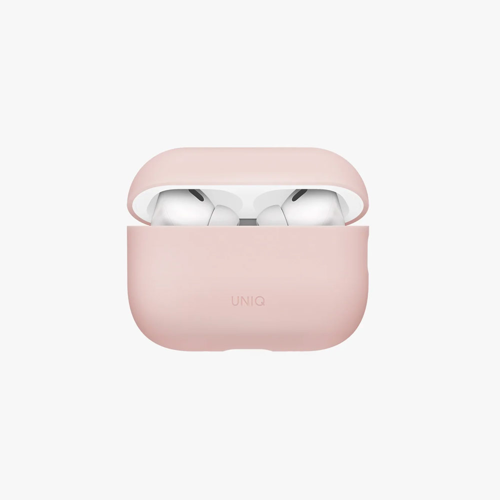 Picture of Apple Airpods Pro 3 Case | Uniq Lino Hybrid Silicone Case for Airpods Pro 3 3rd Gen 2025 (Pink)