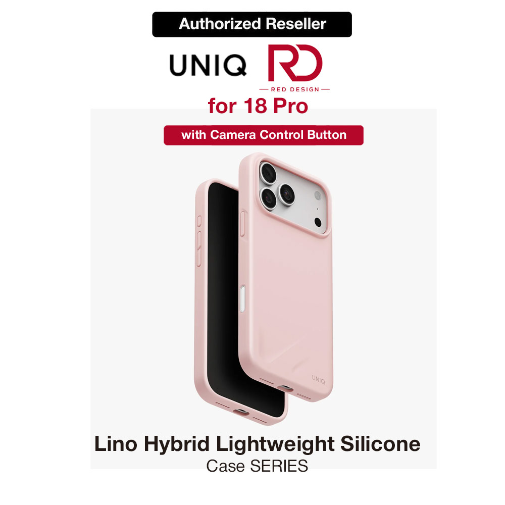 Picture of Uniq Lino Hybrid Silicone Lightweight Magnetic Protection Case with Camera Control Button for iPhone 18 Pro- Pale Rose Apple iPhone 18 Pro- Apple iPhone 18 Pro Cases, Apple iPhone 18 Pro Covers, iPad Cases and a wide selection of Apple iPhone 18 Pro Accessories in Malaysia, Sabah, Sarawak and Singapore 