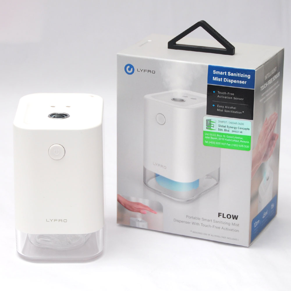 Picture of Uniq LYFRO Flow Smart Touch Free Sensor Sanitizing Mist Dispenser