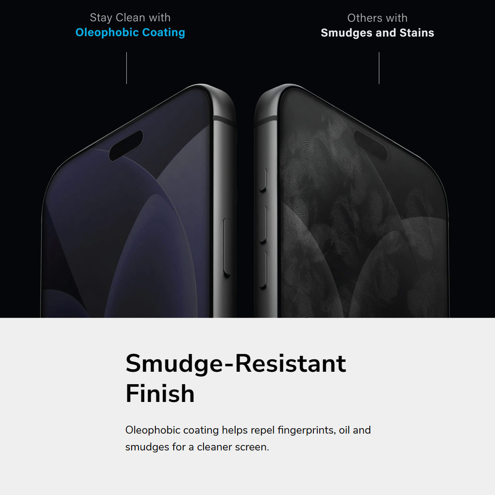 Picture of Apple iPhone 18 Pro Screen Protector | Uniq Optix Covex Privacy Tempered Glass Screen Protector for iPhone 18 Pro Max  - 2 Way Privacy