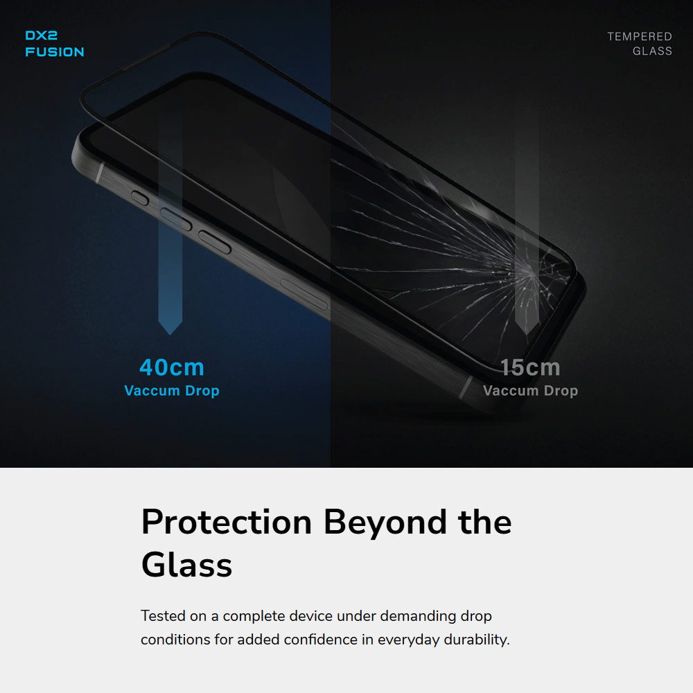 Picture of Apple iPhone 18 Pro Screen Protector | Uniq Optix Covex Vivid Tempered Glass Screen Protector for iPhone 18 Pro - Clear