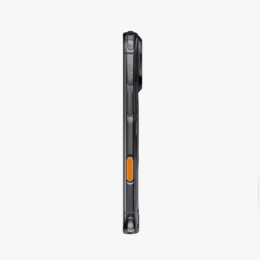 Picture of Apple iPhone 18 Pro Case | Uniq Swivix 360 Rotating Kickstand Magnetic Drop Protection Case with Camera Control Button for iPhone 18 Pro- Carbon Black
